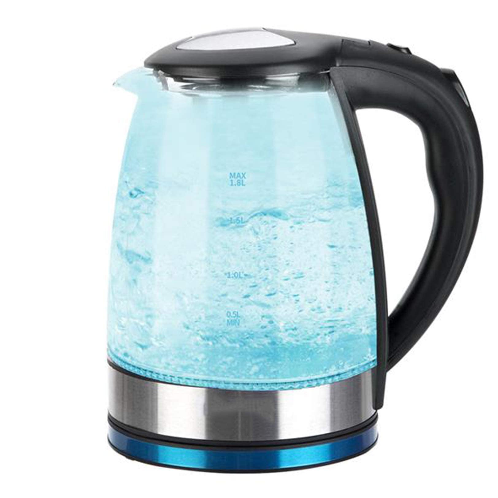 Amazon.co.jp : 温度制御ガラスケトル2200W高速ボイル電気ケトル